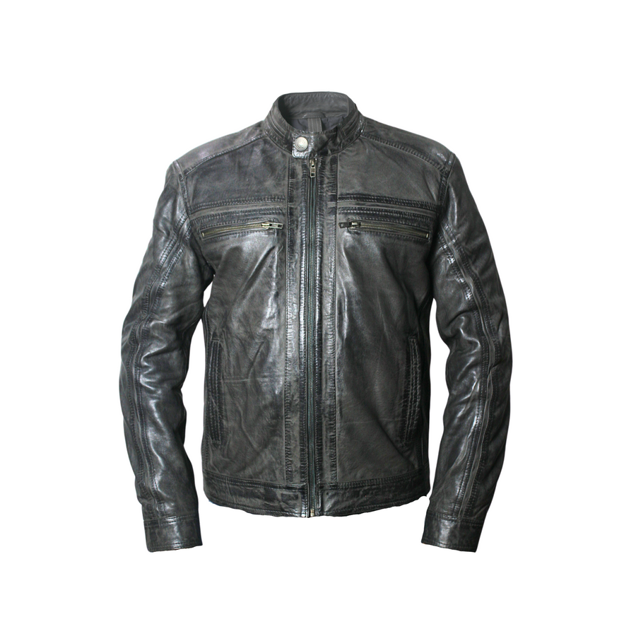 Matrix - Slim Fit Sheep Leather Jacket