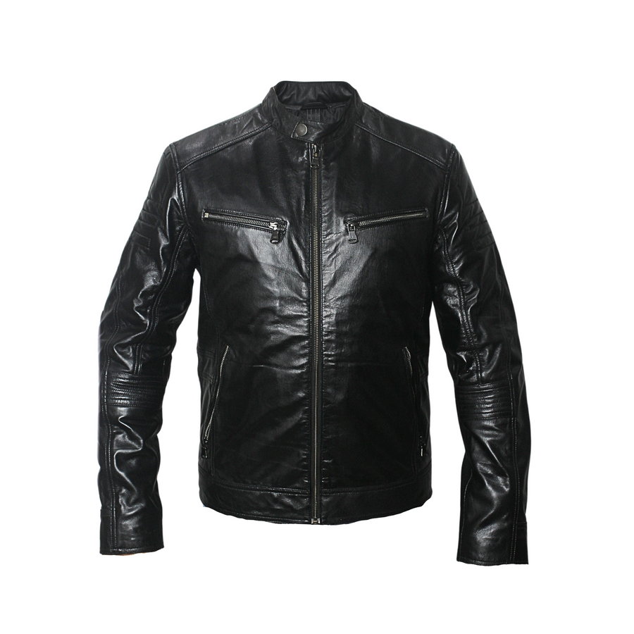 Morgan - Short body black biker jacket