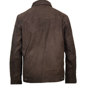 Timothee - Levi's Style Double Pocket Nubuck Leather Jacket