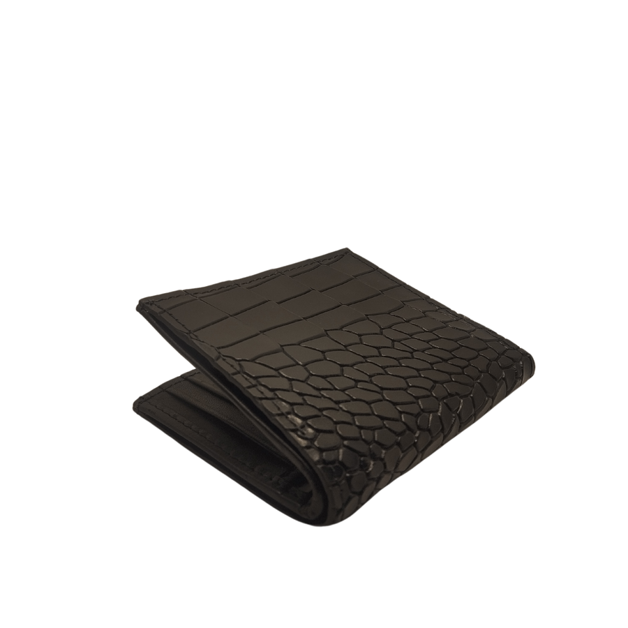 Marco Croco - Book Shaped Wallet with deep crocodile pattern