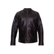 Bad boy - Slim Fit Multi-Zipper Leather Jacket