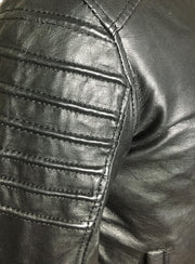 Mashall - Slim Fit Adjustable Leather Jacket