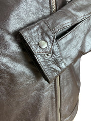 Bad boy - Slim Fit Multi-Zipper Leather Jacket